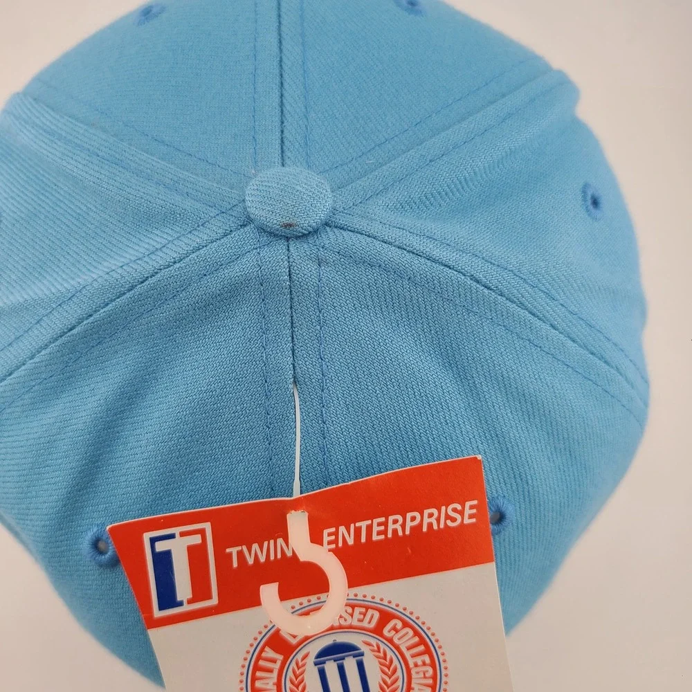 UNC Tar Heels Twins Enterprise Rameses Ram Cap Mens Blue White Strapback Hat
